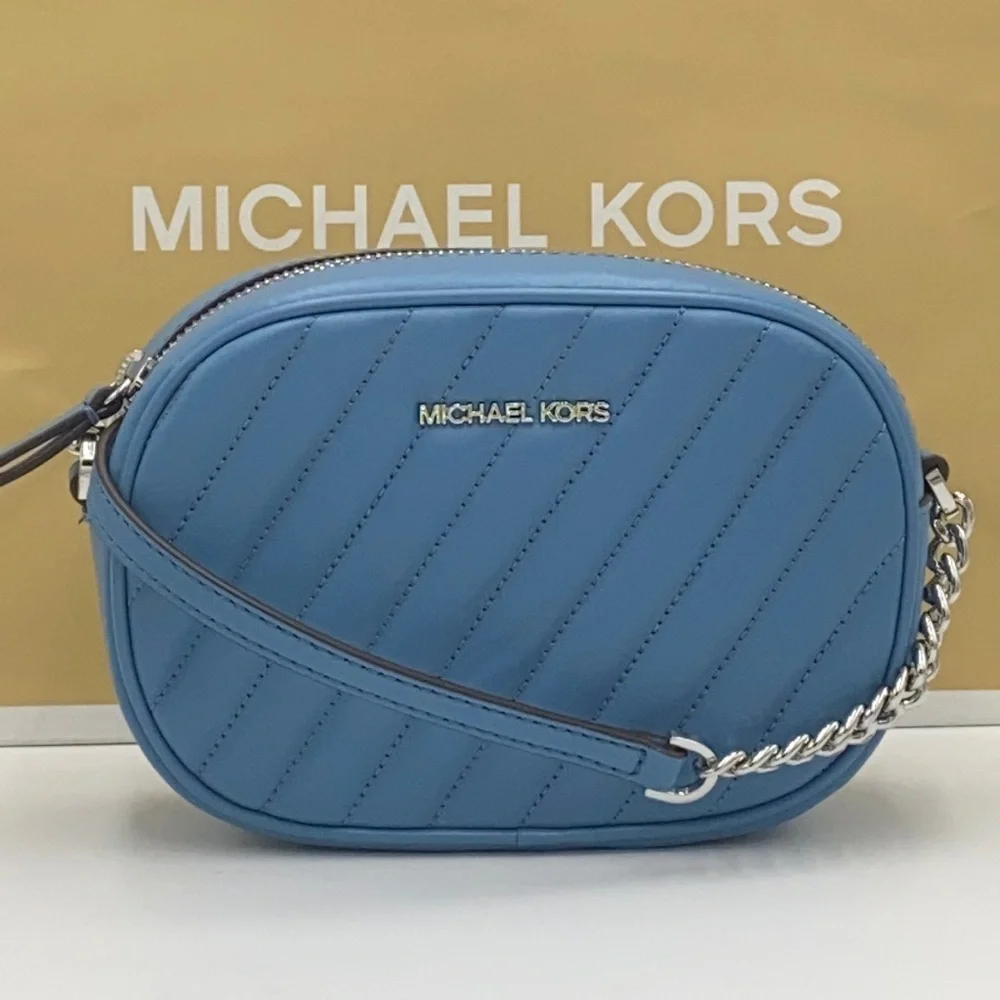 MICHAEL KORS ROSE SM OVAL CAMERA XBODY SKY BLUE - Picture 2 of 16